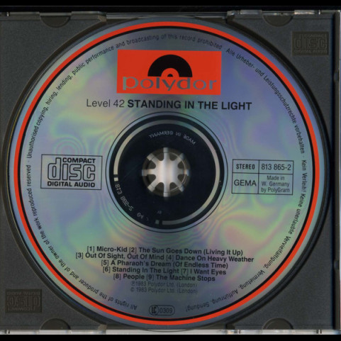 Level 42 - Standing In The Light [1CD]