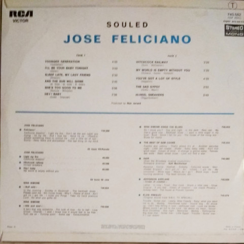 José Feliciano - Souled (1969) [1LP]