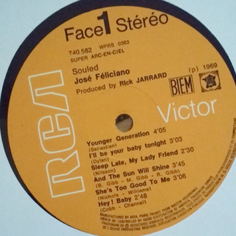 José Feliciano - Souled (1969) [1LP]