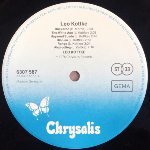 Leo Kottke - Leo Kottke [1LP]
