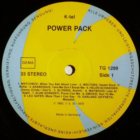 Various - Power Pack (1980) [1LP]