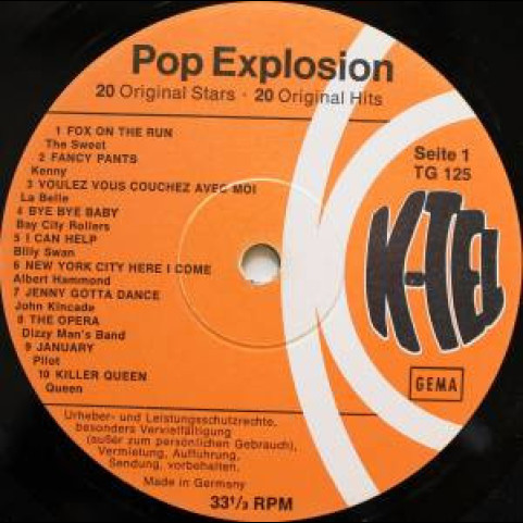 Various - Pop Explosion (1975) [1LP]