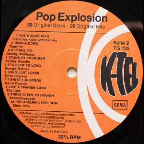 Various - Pop Explosion (1975) [1LP]