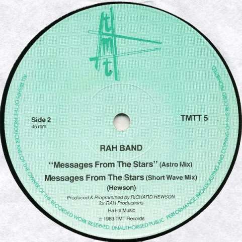 RAH Band - Messages From The Stars (1983) [12"]