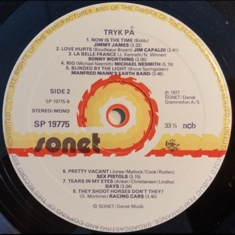 Various - Tryk På (16 Originale Explosions Hits) (1977) [1LP]