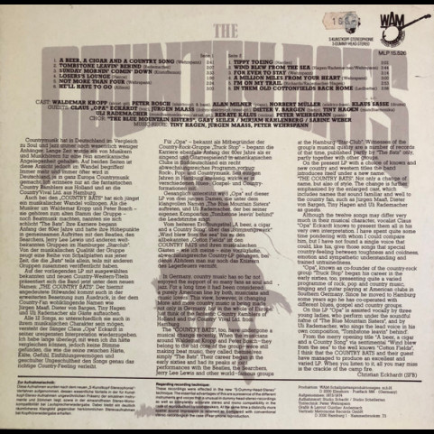 Country Bats, The - The Country Bats (1975) [1LP]