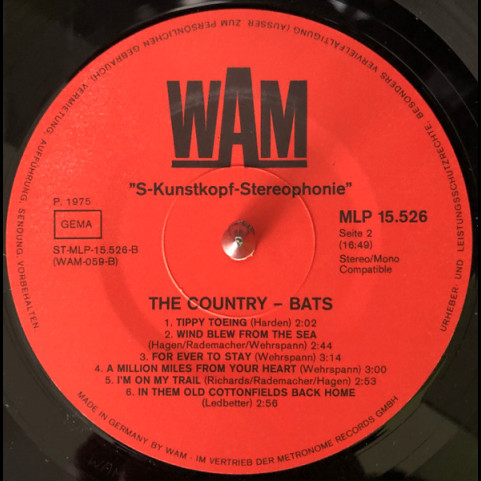 Country Bats, The - The Country Bats (1975) [1LP]