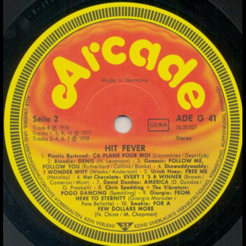 Various - Hit Fever (1978) [1LP]