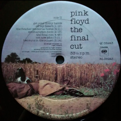 Pink Floyd - The Final Cut (1983) [1LP]