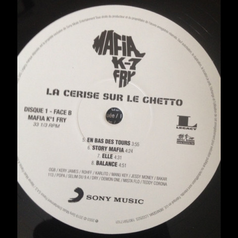 Mafia K'1 Fry - La Cerise Sur Le Ghetto (2019) [2LP]