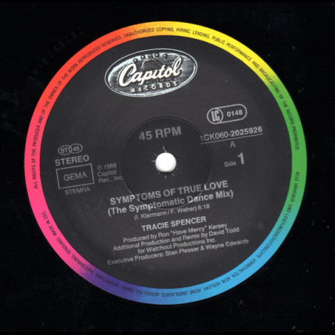 Tracie Spencer - Symptoms Of True Love (1988) [12"]