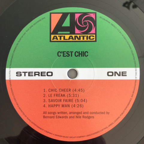 Chic - C'est Chic  (2018) [1LP] 180g