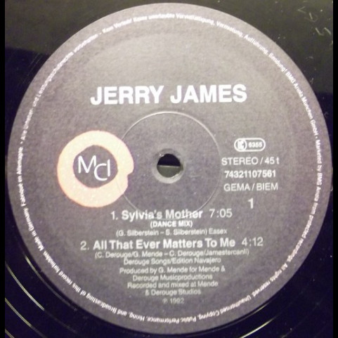Jerry James - Sylvia's Mother (1992) [12"]