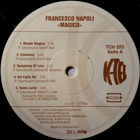Francesco Napoli - Magico (1988) [1LP]