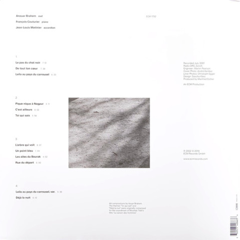 Anouar Brahem - Le Pas Du Chat Noir (2019) [2LP]