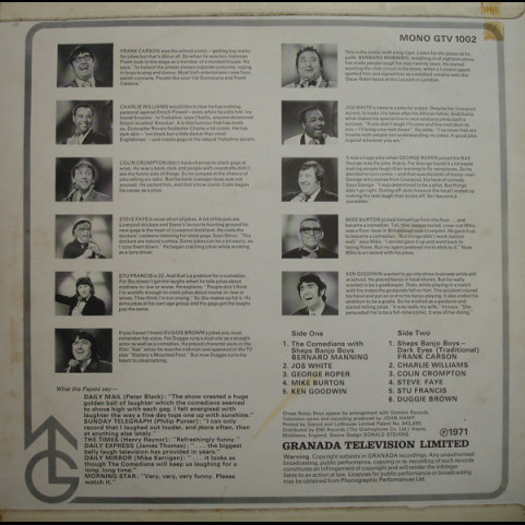 Various - Laugh With The Comedians (1971) [1LP]