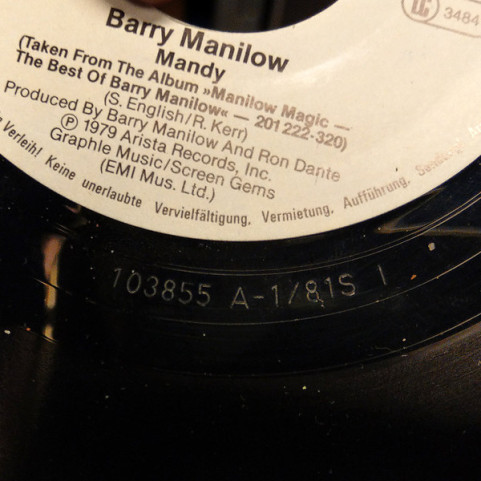 Barry Manilow - Mandy / Copacabana (1981) [7"]