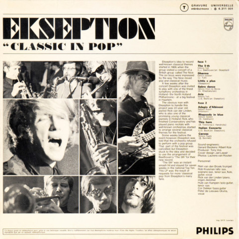 Ekseption - Classic In Pop (1970) [1LP]
