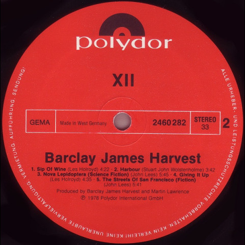 Barclay James Harvest - XII (1978) [1LP]