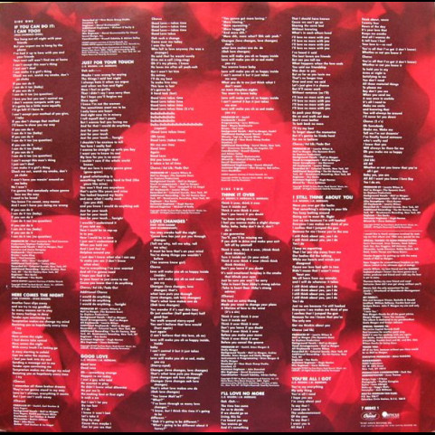 Meli'sa Morgan - Good Love (1987) [1LP]