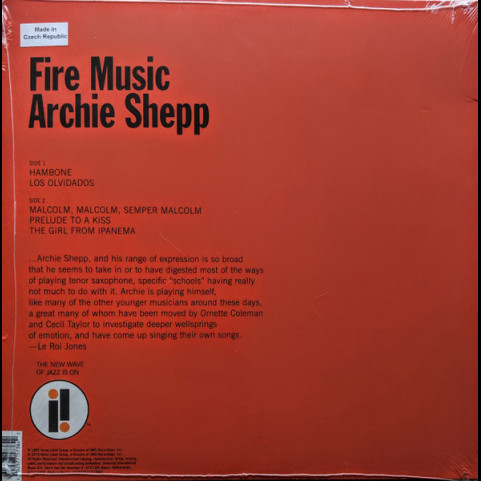 Archie Shepp - Fire Music (2019) [1LP] 180g