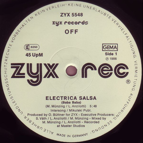 Off - Electrica Salsa (Baba Baba) (1986) [12"]