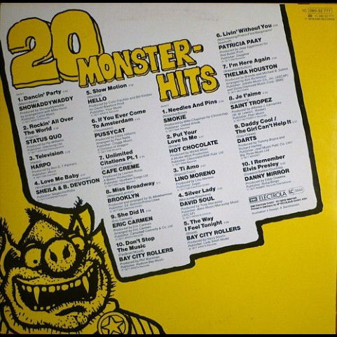 Various - 20 Monster-Hits (1978) [1LP]