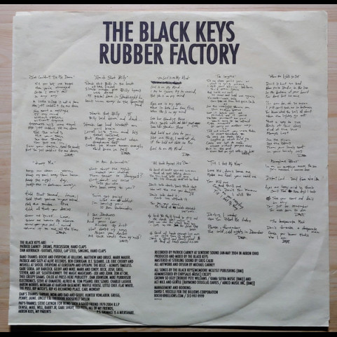 Black Keys, The - Rubber Factory (2004) [1LP]