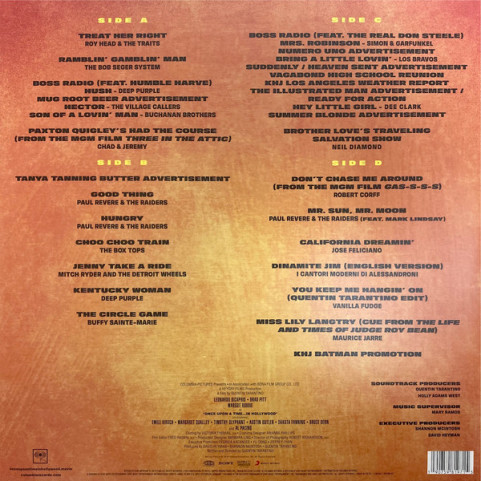 Various - Once Upon A Time In Hollywood (Original Motion Picture Soundtrack) (2019) [2LP]