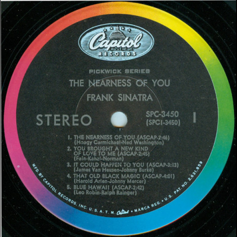 Frank Sinatra - The Nearness Of You (1967) [1LP]