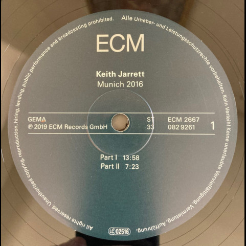 Keith Jarrett - Munich 2016 (2019) [2LP]