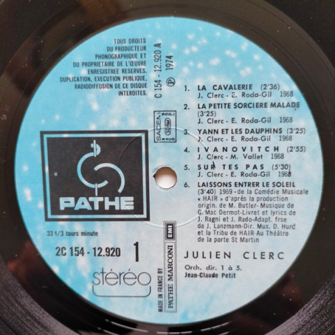 Julien Clerc - Julien [3LP]