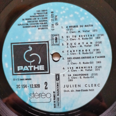 Julien Clerc - Julien [3LP]