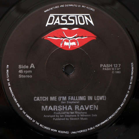 Marsha Raven - Catch Me (I'm Falling In Love) (1983) [12"]
