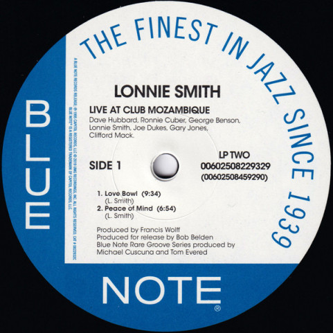 Lonnie Smith - Live At Club Mozambique (2019) [2LP] 180g