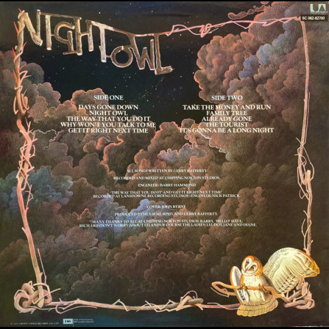 Gerry Rafferty - Night Owl (1979) [1LP]