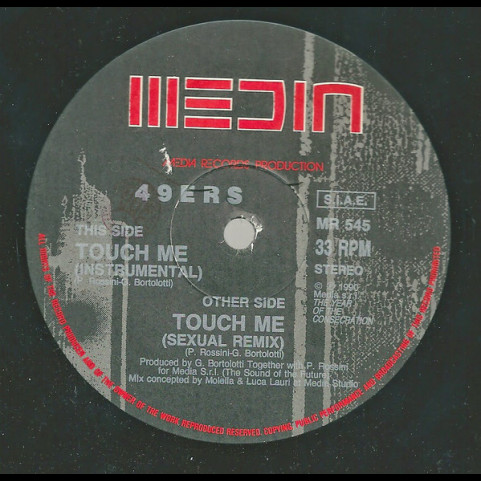 49ers - Touch Me (Remix) (1990) [12"]