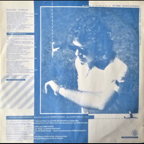 Randy Edelman - On Time (1982) [1LP]