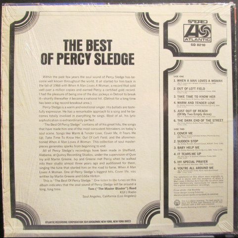 Percy Sledge - The Best Of Percy Sledge (1969) [1LP]