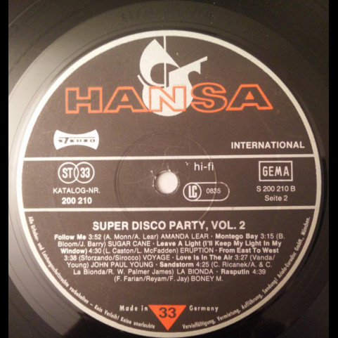 Various - Super Disco Party 2 (1978) [1LP]