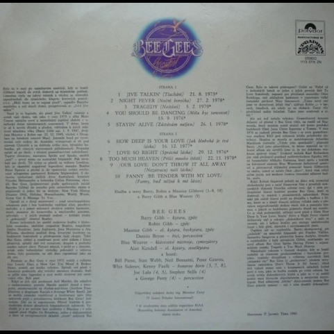 Bee Gees - Greatest (1980) [1LP]