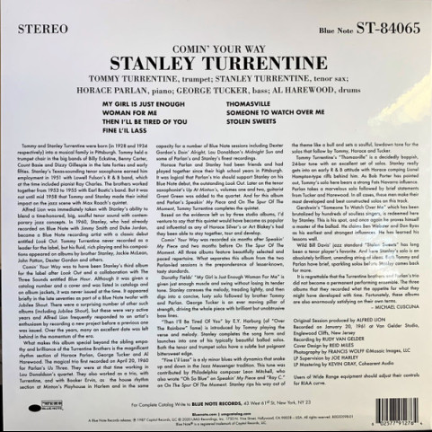 Stanley Turrentine - Comin' Your Way (2020) [1LP] 180g