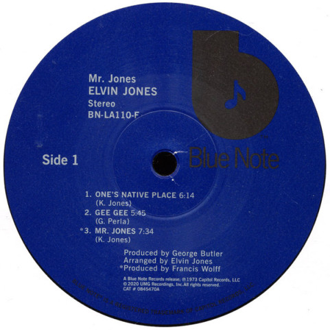 Elvin Jones - Mr. Jones (2020) [1LP] 180g