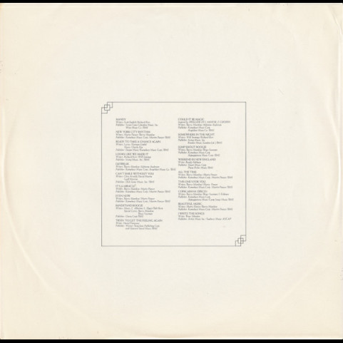 Barry Manilow - Greatest Hits (1978) [2LP]