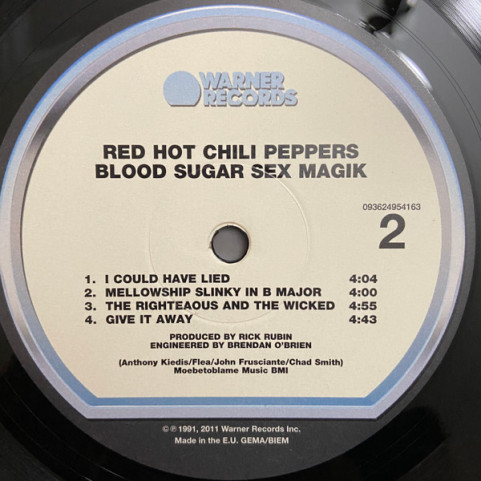 Red Hot Chili Peppers - Blood Sugar Sex Magik (2020) [2LP] 180g