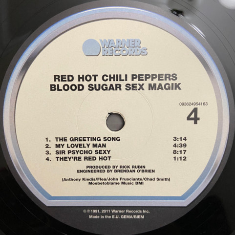 Red Hot Chili Peppers - Blood Sugar Sex Magik (2020) [2LP] 180g