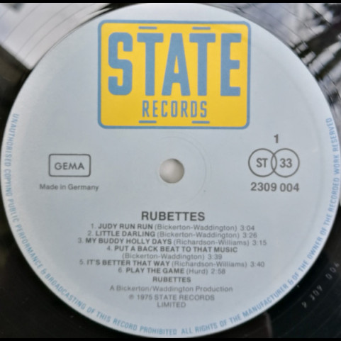 Rubettes, The - Little Darling (1975) [1LP]