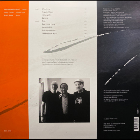 Wolfgang Muthspiel, Scott Colley / Brian Blade - Angular Blues (2020) [1LP]
