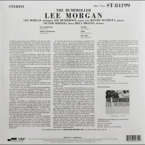 Lee Morgan - The Rumproller (2020) [1LP] 180g