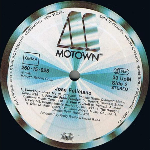 José Feliciano - Jose Feliciano (1981) [1LP]